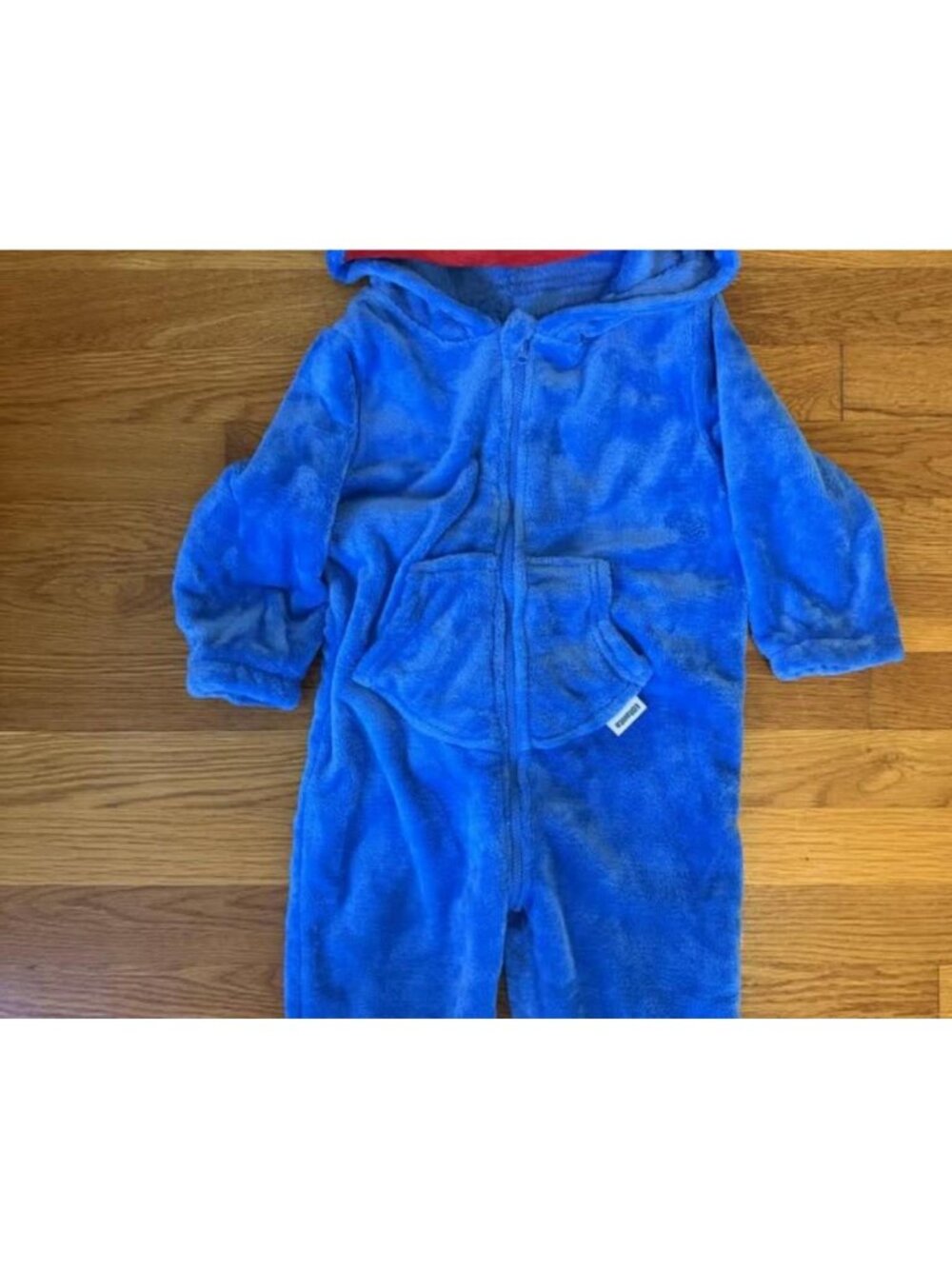 Lolanta Blue Shark Costume Hooded Plush Romper Size S Toddler